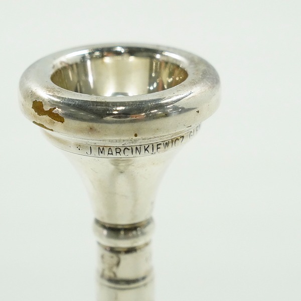 実際に弊社で買取させて頂いたJ.MARCINKIEWICZ/マーシンキウィッツ MODEL No. 8H トロンボーン用 マウスピースの画像 2枚目