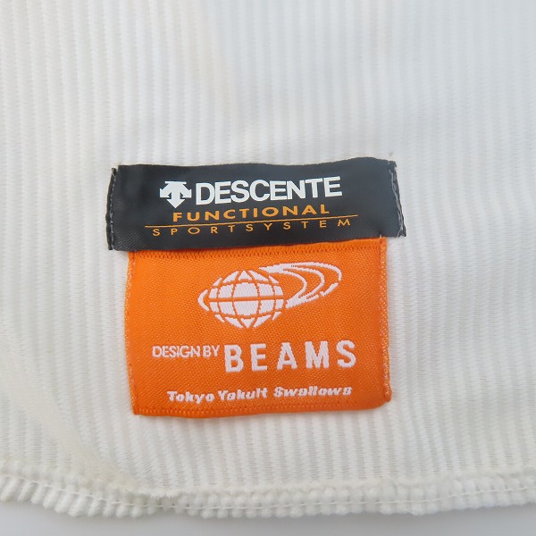 実際に弊社で買取させて頂いたデサント×ビームス 東京ヤクルトスワローズ ホーム レプリカユニフォーム ＃19 石川雅規 DYS-0601/Fの画像 2枚目