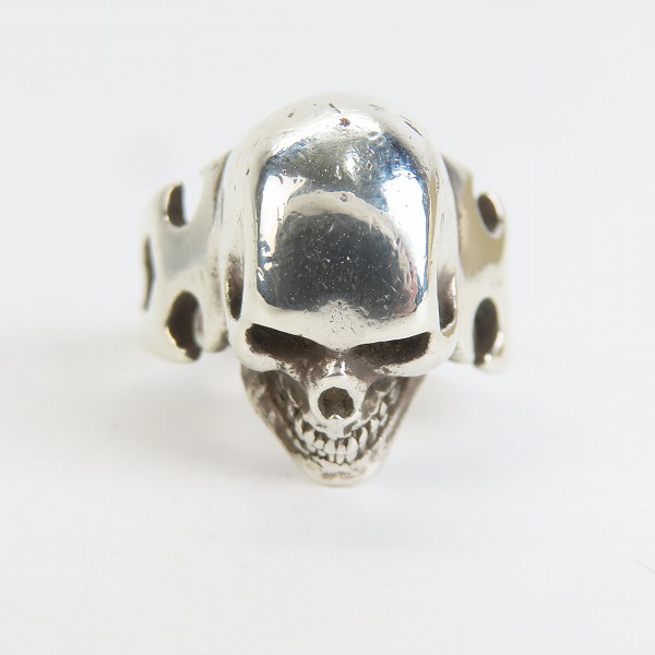 実際に弊社で買取させて頂いたCRAZY PIG/クレイジーピッグ カッタウェイ スカルリング 17号の画像 1枚目