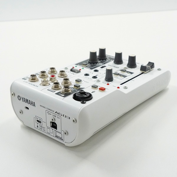 実際に弊社で買取させて頂いたYAMAHA/ヤマハ AG03 ミキシングコンソール ミキサー ウェブキャスティングミキサー 通電確認済みの画像 4枚目