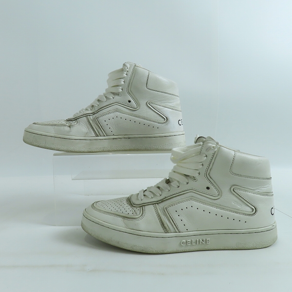 実際に弊社で買取させて頂いたCELINE/セリーヌ ハイカット スニーカー MU1200/39の画像 3枚目