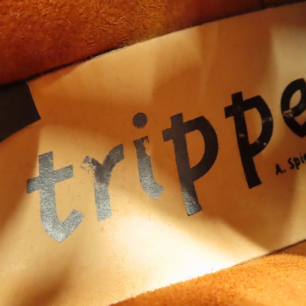 実際に弊社で買取させて頂いたtrippen/トリッペン SPACE 2ホール レザーチャッカブーツ/41の画像 6枚目