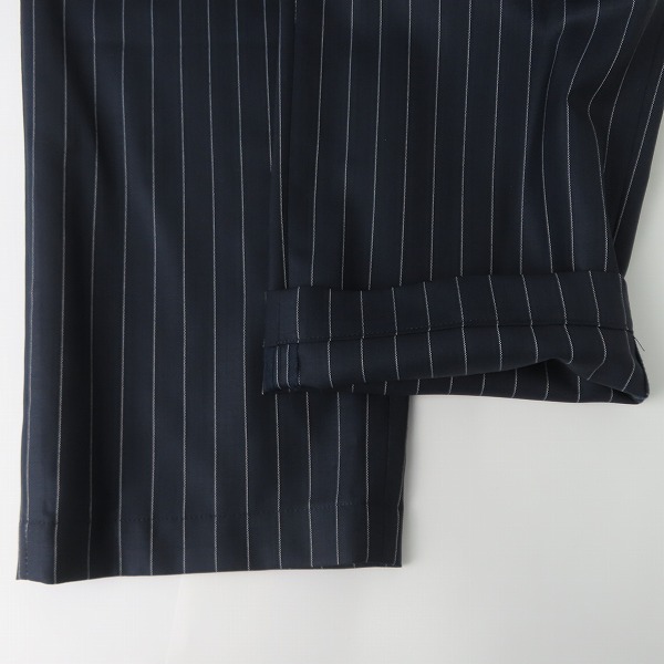 実際に弊社で買取させて頂いた【未使用】FACTOTUM/ファクトタム ストライプ ジャケット/パンツ セットアップ 46/44の画像 4枚目