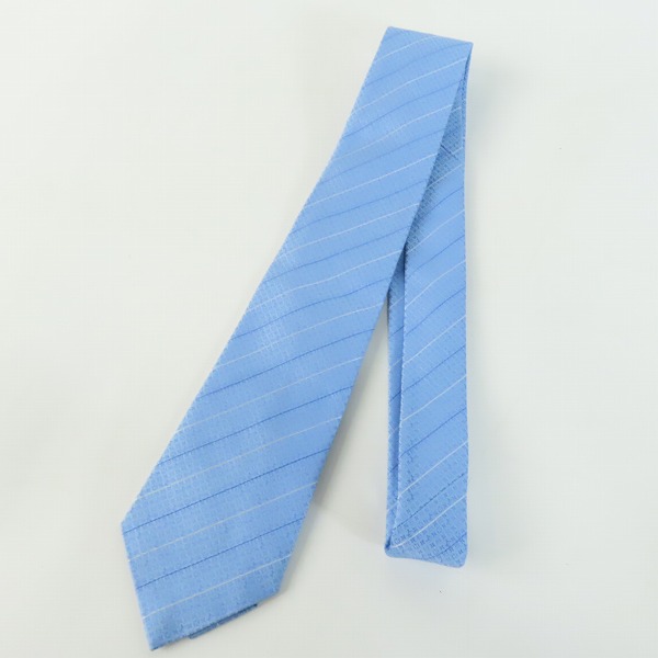 実際に弊社で買取させて頂いたLOUIS VUITTON/ルイ・ヴィトン モノグラム ネクタイ/シルク100％ ネクタイ ブルー MR0261 