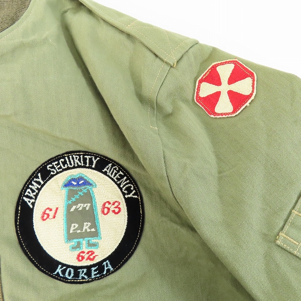 実際に弊社で買取させて頂いたBUZZ RICKSON'S/バズリクソンズ L-2 シビリアンモデル フライトジャケット BR13904 /38の画像 4枚目