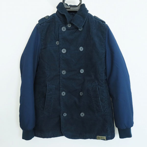 実際に弊社で買取させて頂いたDIESEL/ディーゼル コーデュロイ 袖切替 ジャケット/XXL
