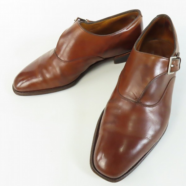 実際に弊社で買取させて頂いたJOHN LOBB/ジョン ロブ シングル モンクストラップ ドレスシューズ