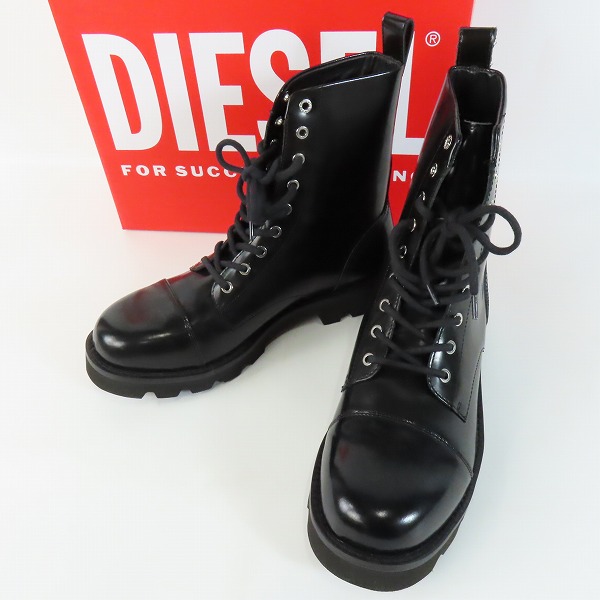 実際に弊社で買取させて頂いたDIESEL/ディーゼル コンバットブーツ D-KONBA MB/Y02849 P4471 T8013/29の画像 0枚目