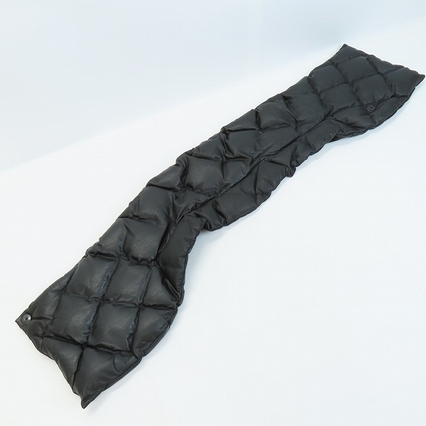 実際に弊社で買取させて頂いたISAMU KATAYAMA BACKLASH/バックラッシュ BRITANIA カンガルーレザー ダウンネックウォーマーの画像 3枚目