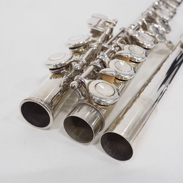 実際に弊社で買取させて頂いたYAMAHA/ヤマハ YFL-311/YFL311 フルート 頭部管銀製 Eメカ付 ハードケース付の画像 8枚目