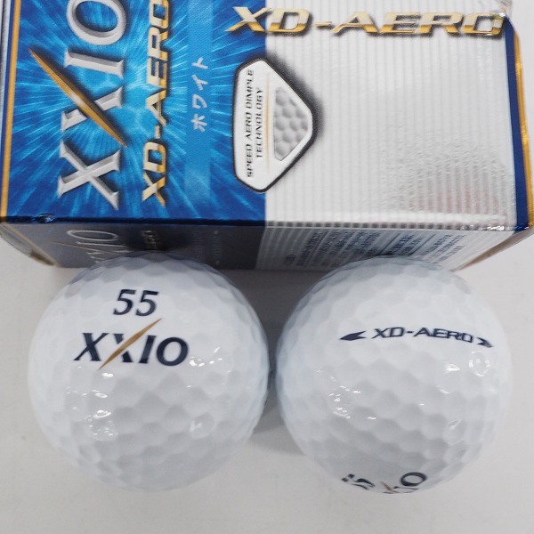 実際に弊社で買取させて頂いた【未使用/オウンネーム含】DUNLOP/ダンロップ XXIO/ゼクシオ  PREMIUM・SUPER XD・DC他 ゴルフボール  計21個の画像 4枚目