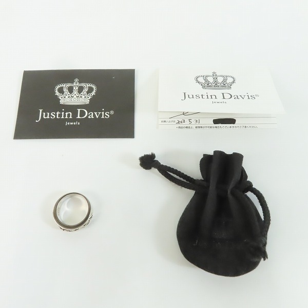 実際に弊社で買取させて頂いた【ギャラ付き】Justin Davis/ジャスティンデイビス HOLY SACRAMENT ホリーサクラメント シルバー リング SRJ202 23.5号の画像 7枚目