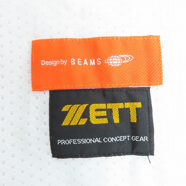 実際に弊社で買取させて頂いたZETT×BEAMS/ゼット×ビームス 東京ヤクルトスワローズ レプリカユニフォーム #1 青木 YSRP2/XLの画像 3枚目