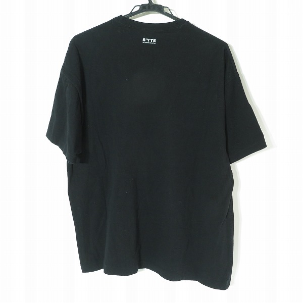 実際に弊社で買取させて頂いたS'YTE×久米繊維/サイト ×クメセンイ 18AW Blood of Opium poppy Flowers Black S'yte Tシャツの画像 1枚目