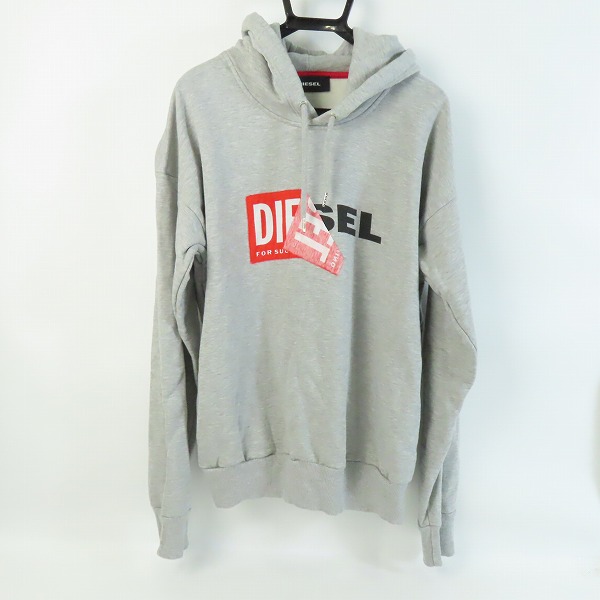 実際に弊社で買取させて頂いたDIESEL/ディーゼル パーカー グレー L