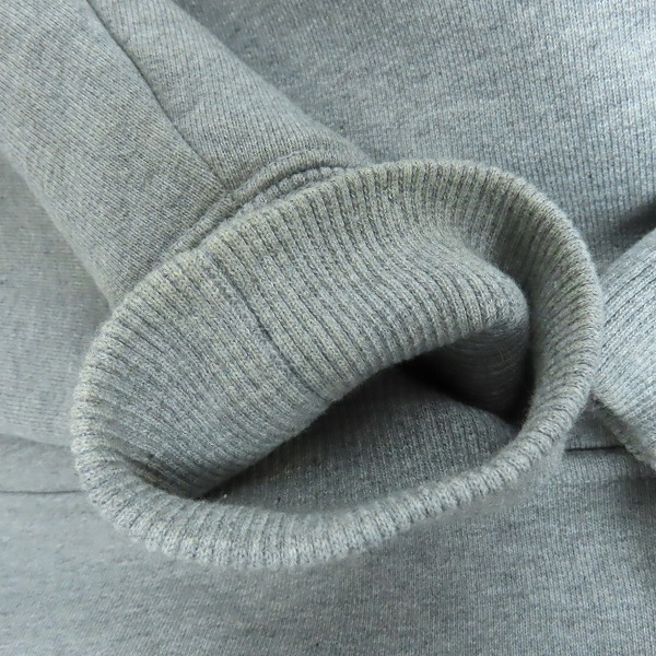 実際に弊社で買取させて頂いたAMI Alexandre Mattiussi/アミアレクサンドルマテュッシ ハートA刺繍 プルオーバーパーカー グレー/Mの画像 9枚目