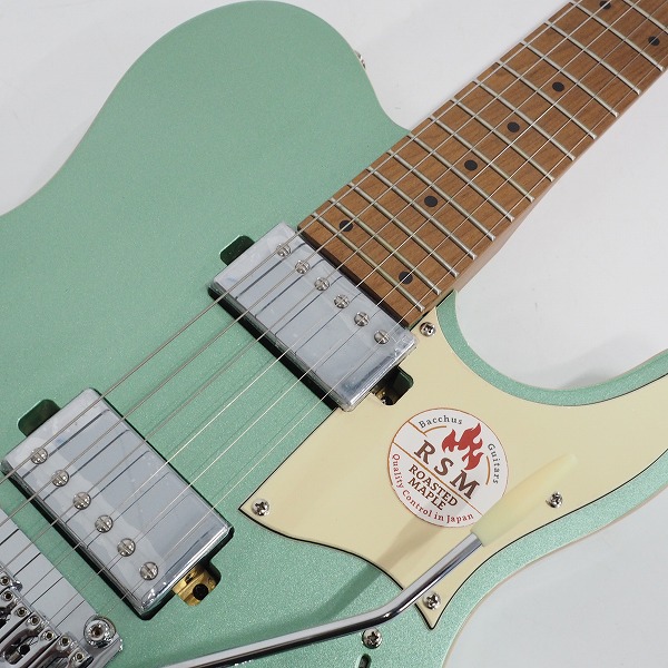 実際に弊社で買取させて頂いた★【美品】Bacchus/バッカス TAC24 STD-RSM/M M.SFG テレキャスシェイプ コイルタップ搭載 エレキギター ケース付の画像 5枚目