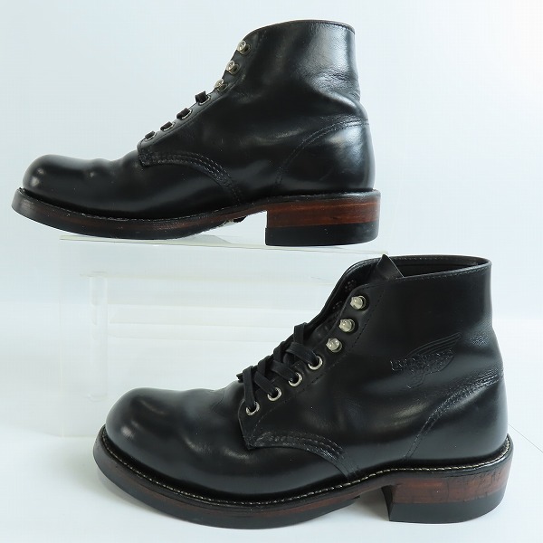 実際に弊社で買取させて頂いたRED WING/レッドウィング 6 CLASSIC ROUND/6インチ クラシック ラウンドトゥブーツ 8165 /7.5Dの画像 3枚目