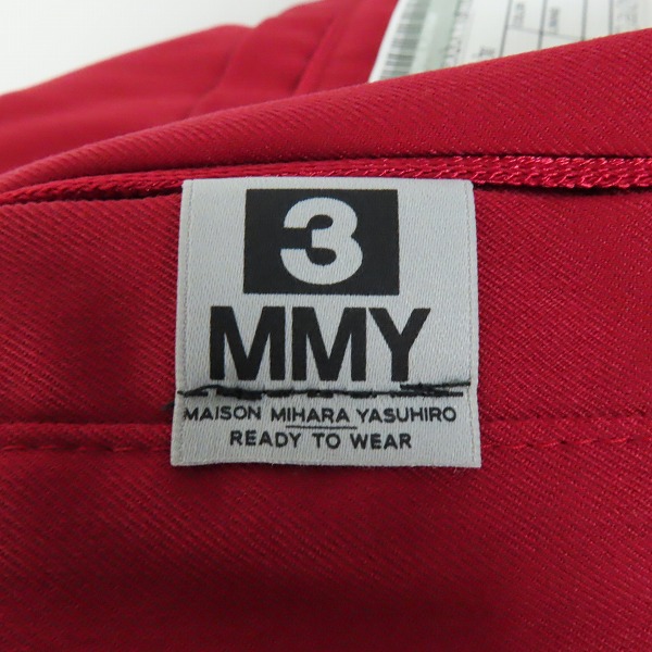 実際に弊社で買取させて頂いた【未使用】Maison MIHARA YASUHIRO/メゾン ミハラヤスヒロ コンバインドトラックパンツ A05PT563-0/44の画像 5枚目