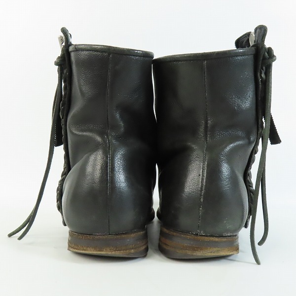 実際に弊社で買取させて頂いたMIHARAYASUHIRO/ミハラヤスヒロ レースアップ レザーブーツ/25.5の画像 1枚目