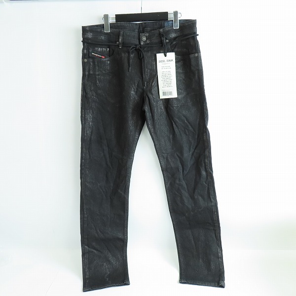 実際に弊社で買取させて頂いた【未使用】DIESEL/ディーゼル ブラック ジョグジーンズパンツ 34