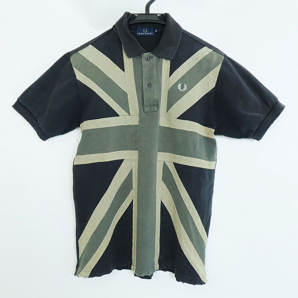 実際に弊社で買取させて頂いたFRED PERRY/フレッドペリー 半袖ポロシャツ 英国旗/S