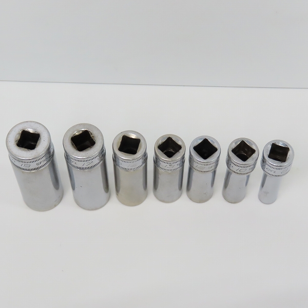 実際に弊社で買取させて頂いたSnap-on/スナップオン ディープソケット SFSM19/17/14/13/12/10/8  7点セットの画像 1枚目