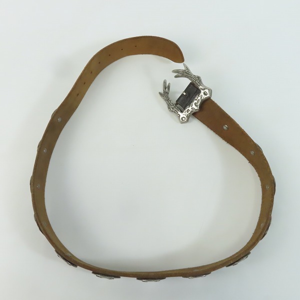 実際に弊社で買取させて頂いたroar/ロアー 二丁拳銃 コンチョ付きレザーベルト/3の画像 6枚目