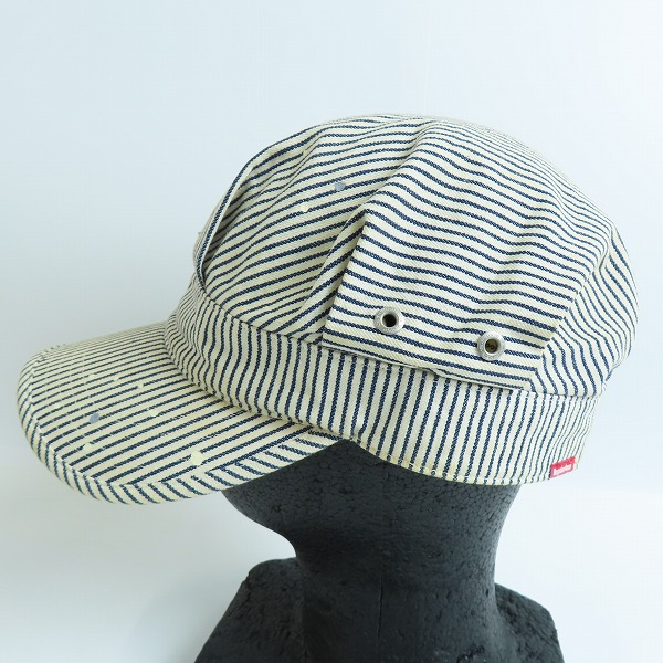 実際に弊社で買取させて頂いたNEIGHBORHOOD/ネイバーフッド ストライプ キャップ/Lの画像 1枚目