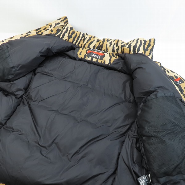実際に弊社で買取させて頂いた【未使用】WACKO MARIA × NANGA/ワコマリア×ナンガ LEOPARD DOWN JACKET TYPE-2 21FW-WMO-NA05 XLの画像 7枚目