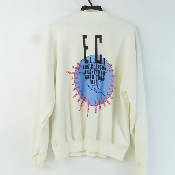 実際に弊社で買取させて頂いたericclapton/エリック・クラプトン 1990 ツアースウェット ヴィンテージ の画像 1枚目