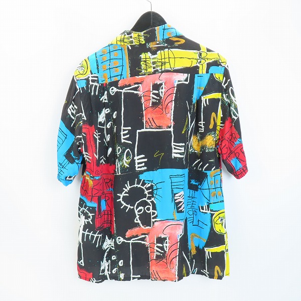 実際に弊社で買取させて頂いたWACKO MARIA×JEAN MICHEL BASQUIAT/ワコマリア×ジャン＝ミシェル・バスキア HAWAIIAN SHIRT/Sの画像 1枚目