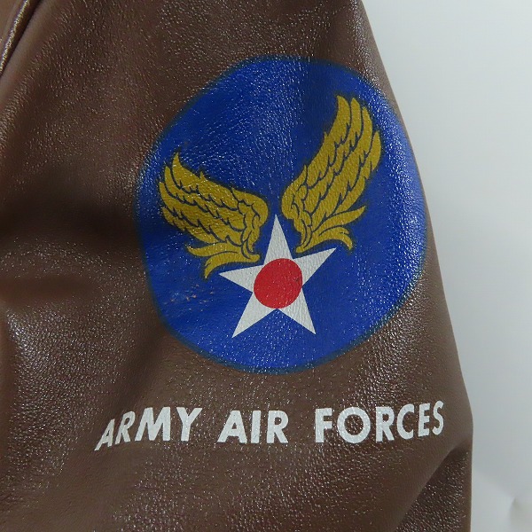 実際に弊社で買取させて頂いたBUZZ RICKSON'S/バズリクソンズ A-2 フライトジャケット 30-1415 ブラウン/40の画像 5枚目