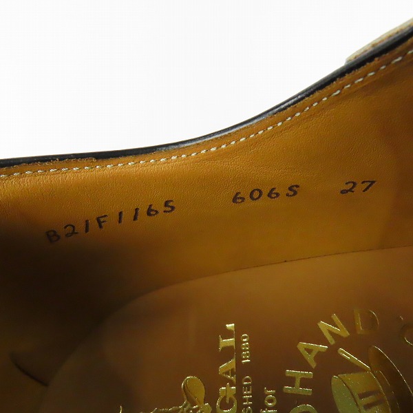 実際に弊社で買取させて頂いたGLADHAND × REGAL/グラッドハンド×リーガル サドルシューズ 606S GHEB/27の画像 5枚目