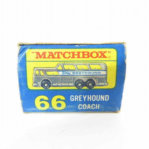 実際に弊社で買取させて頂いたMATCHBOX/マッチボックス No.66 GREYHOUND COACH/グレイハウンドバス ミニカーの画像 8枚目