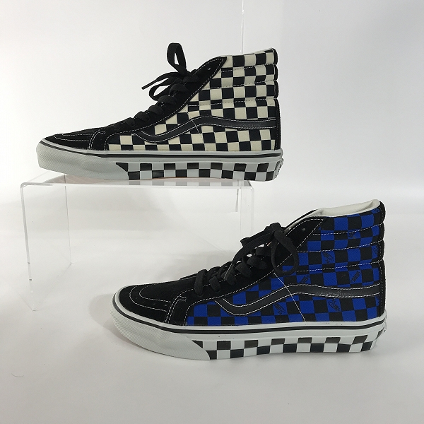 実際に弊社で買取させて頂いたVANS×BEAMS/バンズ×ビームス SK8-HI ハイカットスニーカー マルチカラー 30周年限定 V38-47BE/9.5の画像 3枚目