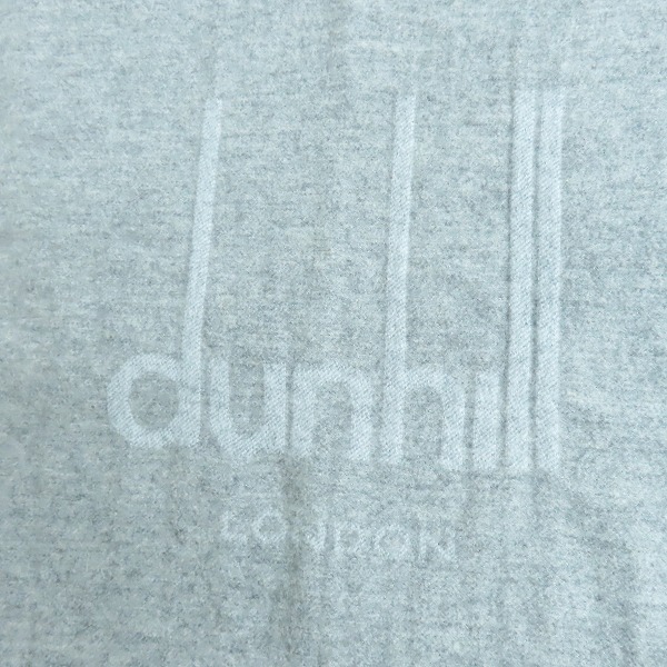 実際に弊社で買取させて頂いたDunhill/ダンヒル カシミア マフラー グレーの画像 3枚目