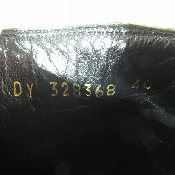 実際に弊社で買取させて頂いたSAINT LAURENT/サンローラン サイドゴア チェルシーブーツ 328368/40の画像 5枚目