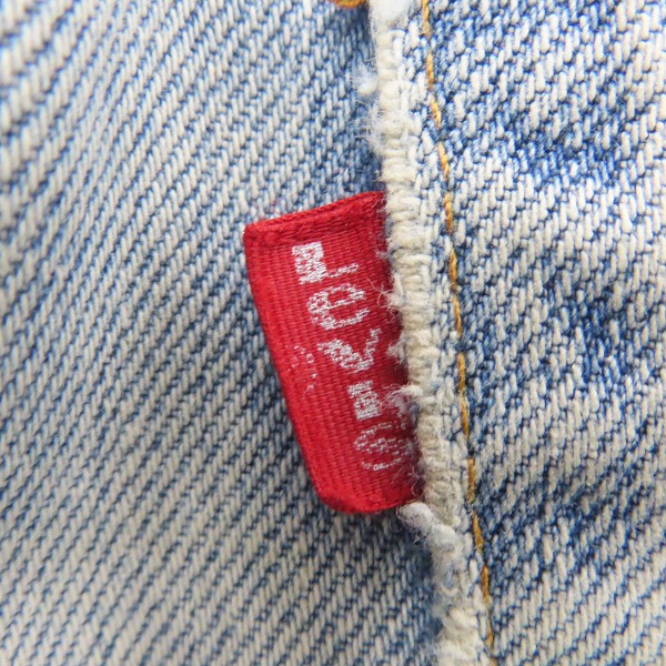 実際に弊社で買取させて頂いたLEVI'S/リーバイス 501 ボタン裏524/81年製 赤耳 スモールe デニムパンツ/W32L36の画像 3枚目