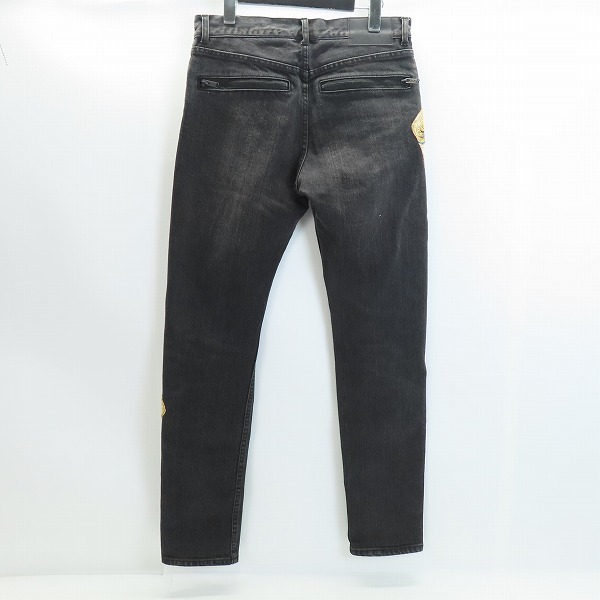 実際に弊社で買取させて頂いたUNDERCOVER/アンダーカバー 23AW ハンドビーズ ニーリップ加工 デニムスリムPT パンツ UC2C4510/1の画像 1枚目