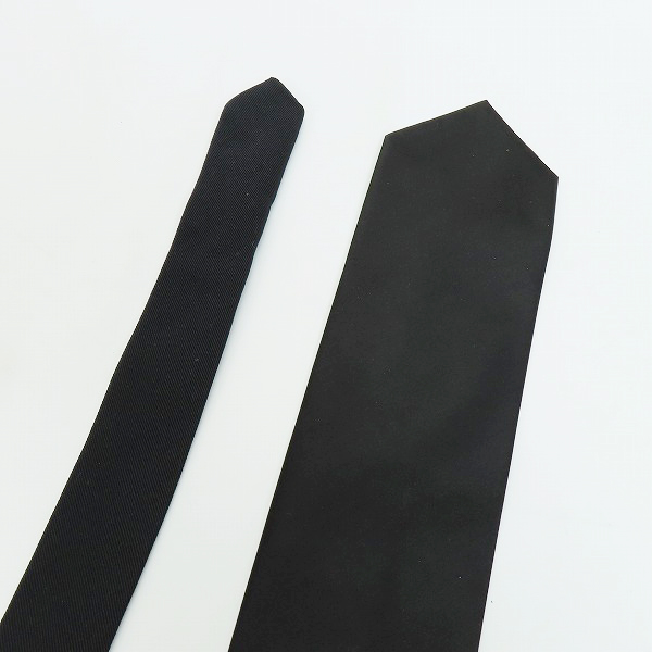 実際に弊社で買取させて頂いたGUCCI/グッチ シルク100%ネクタイ ブラックの画像 1枚目