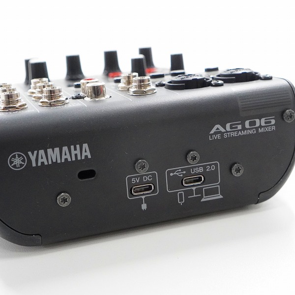 実際に弊社で買取させて頂いたYAMAHA/ヤマハ AG06 MKII ウェブキャスティングミキサー アナログミキサー 通電確認済みの画像 7枚目