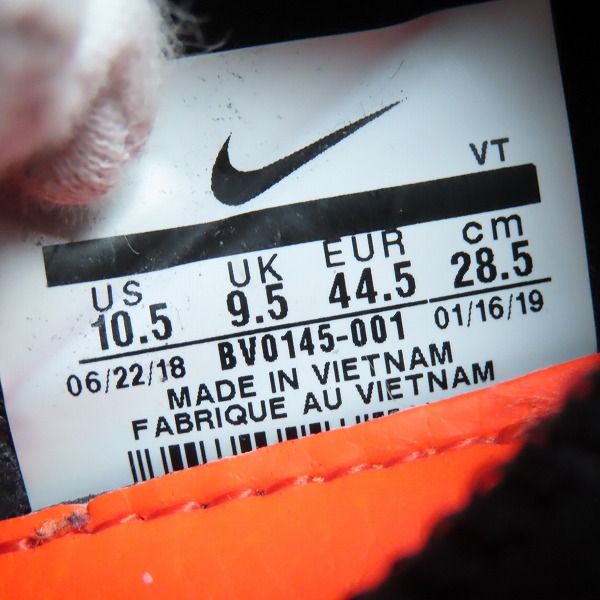 実際に弊社で買取させて頂いたNIKE×AMBUSH/ナイキ×アンブッシュ AIR MAX 180 HIGH/エアマックス180 ハイ ブラック BV0145-001 28.5の画像 5枚目