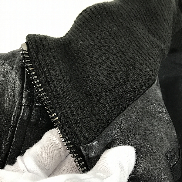実際に弊社で買取させて頂いたJUNHASHIMOTO/ジュンハシモト INNER RIDERS ライダース レザーJKT 1020000001/5の画像 5枚目