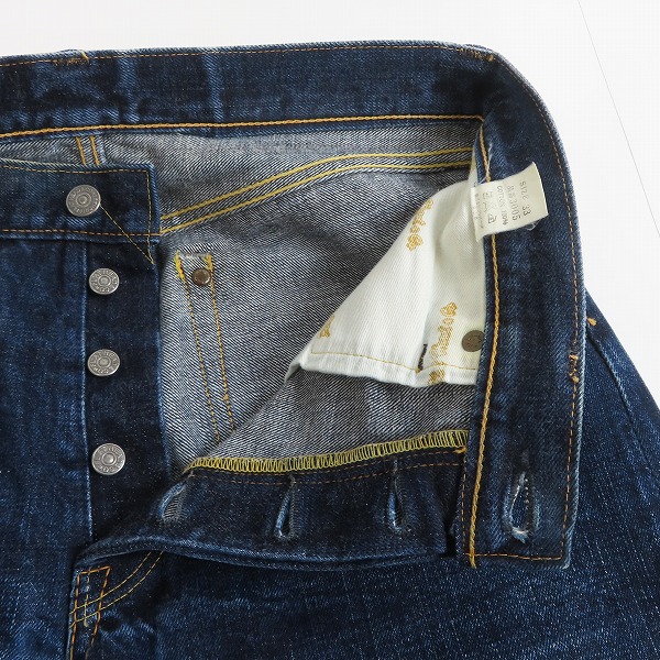 実際に弊社で買取させて頂いたTHE FLAT HEAD/フラットヘッド ボタンフライ デニムパンツ/ジーンズ 3005/33の画像 4枚目
