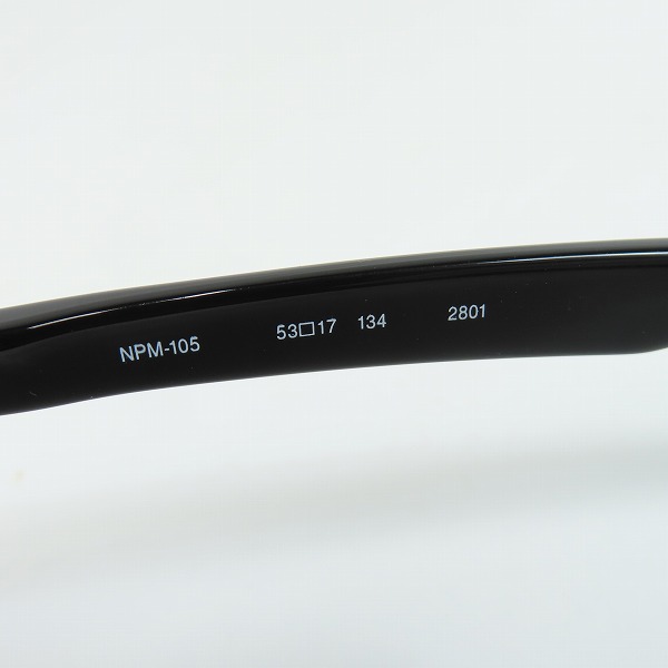実際に弊社で買取させて頂いた999.9/フォーナインズ 眼鏡/メガネフレーム/アイウェア NPM-105 2801の画像 6枚目