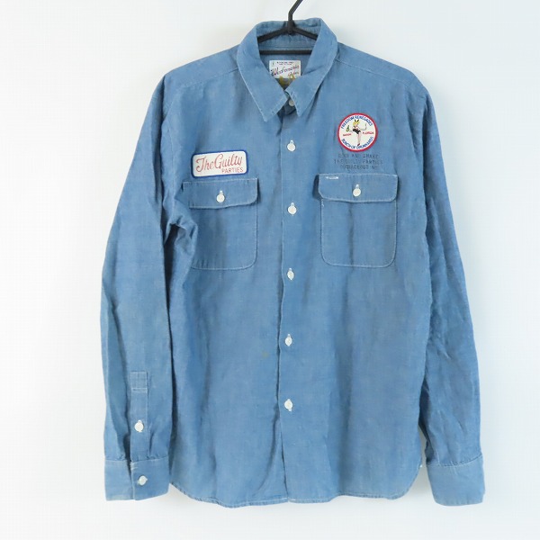 実際に弊社で買取させて頂いたWACKO MARIA/ワコマリア ROCKERS-TRIP シャンブレー ワークシャツ/L