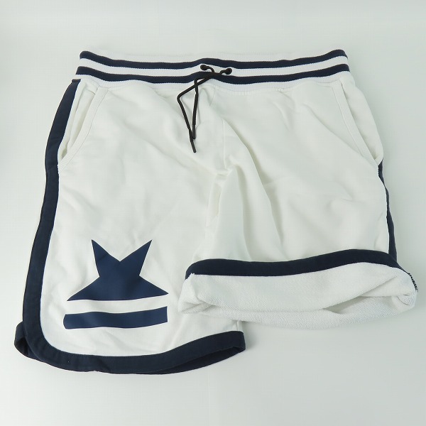 実際に弊社で買取させて頂いたHYDROGEN/ハイドロゲン New York 88 スカル/スター ジップアップパーカー/ショートパンツ セットアップ L/XLの画像 8枚目