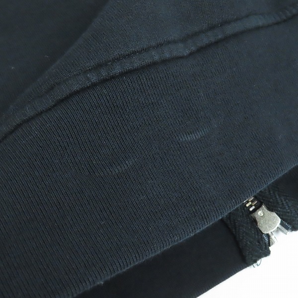 実際に弊社で買取させて頂いたHYDROGEN/ハイドロゲン 17AW スウェット ブルゾン レザー スター 星条旗ワッペン ジャケット Mの画像 7枚目