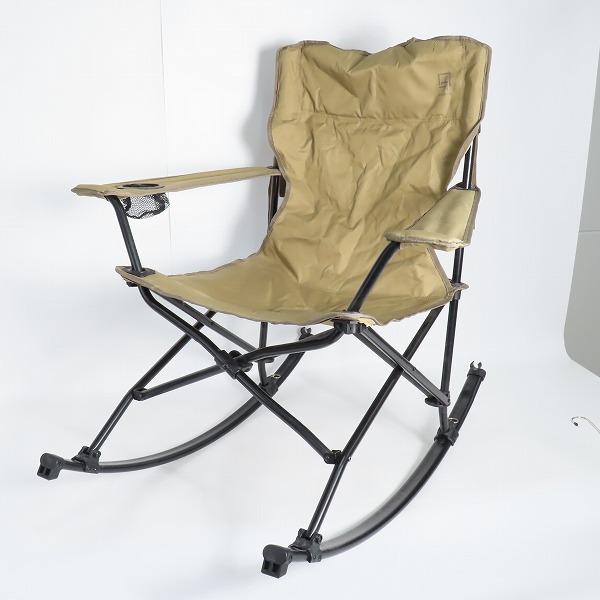 実際に弊社で買取させて頂いたQualz/クオルツ フォールディング ロッキングチェア 折りたたみ式 キャンプチェア